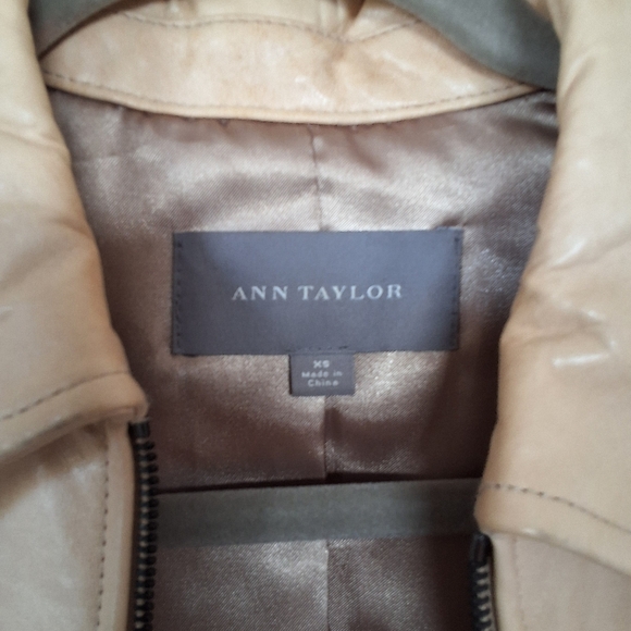 Anne Taylor leather jacket xs NWOT. - Picture 5 of 13